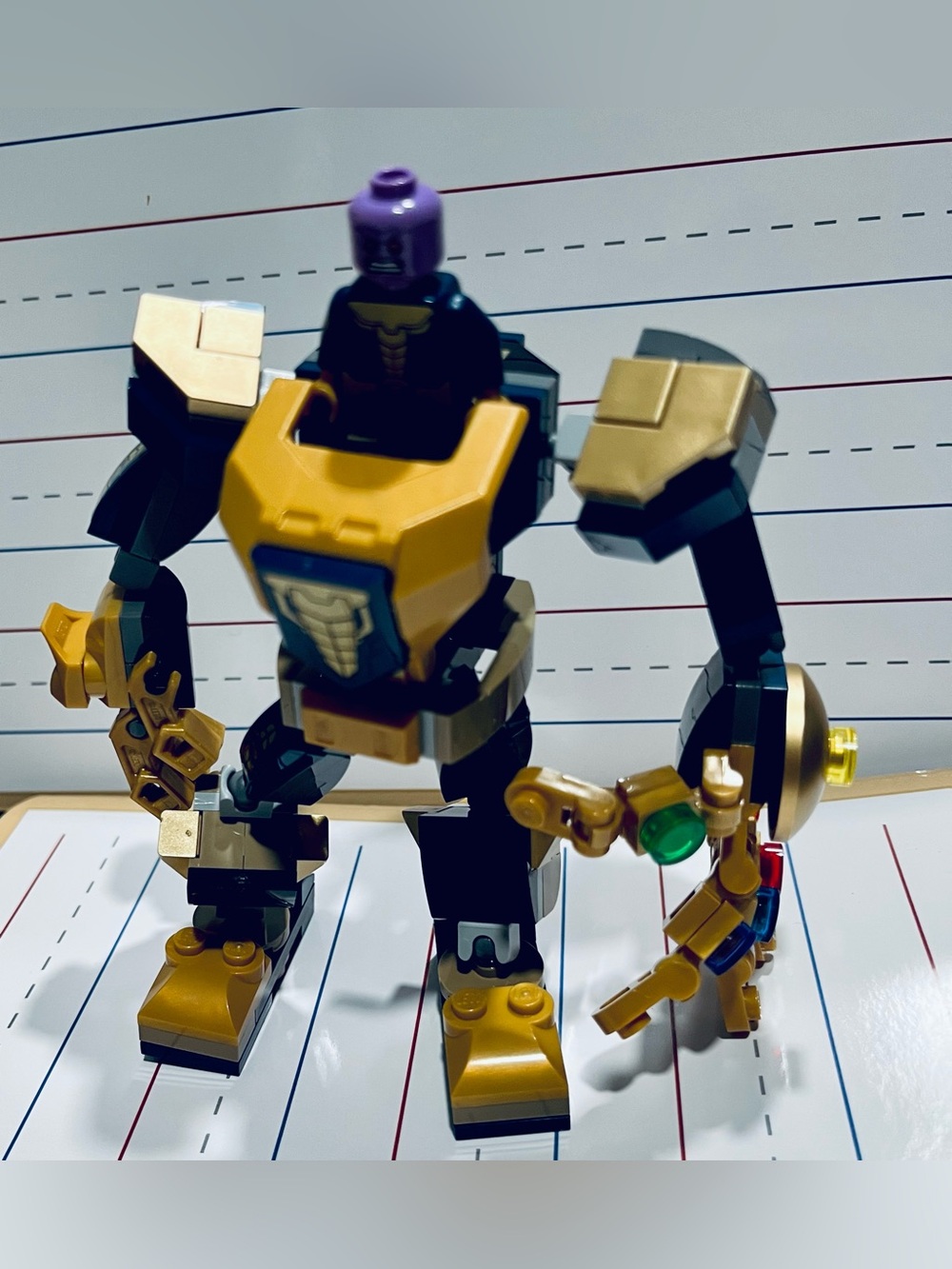 LEGO Marvel Avengers Super Heroes Gold & Black Robot Building Figure  #76141